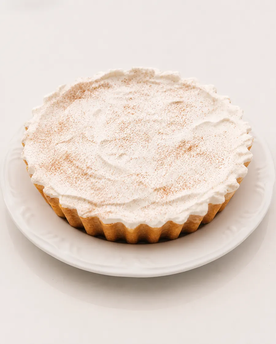 Torta banoffee cremosa com banana