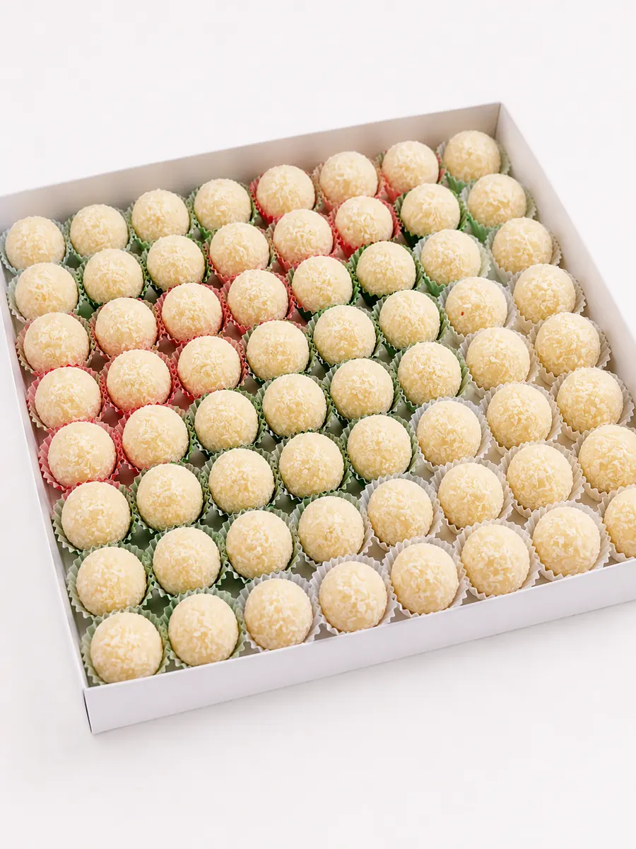 Docinhos de coco em forminhas