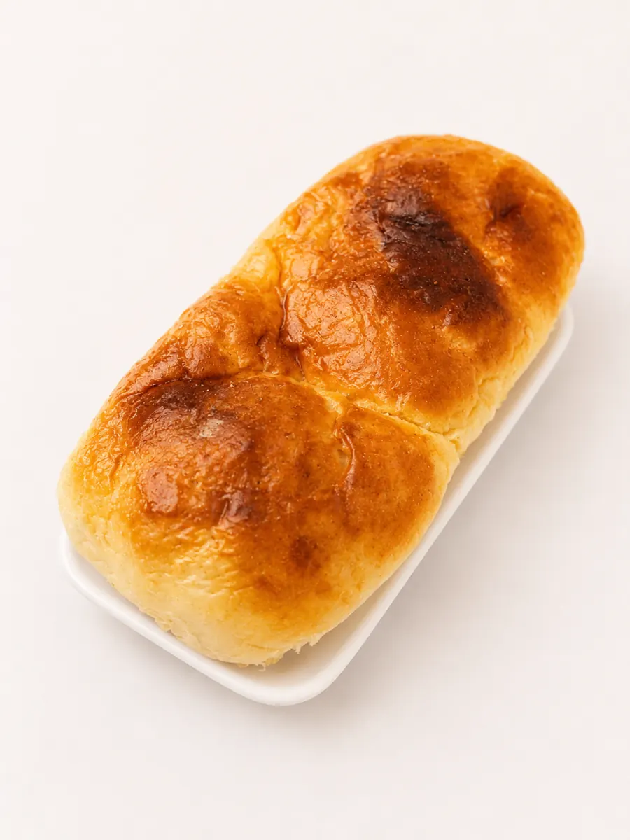 Pão doce caseiro com acabamento artesanal
